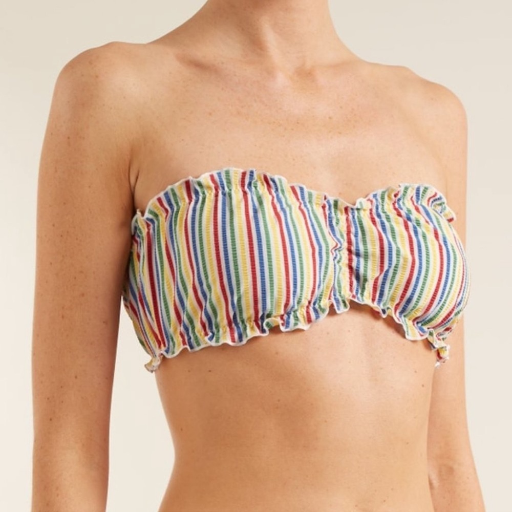 Solid And Striped Rainbow Multicolored Audrey Ban… - image 1